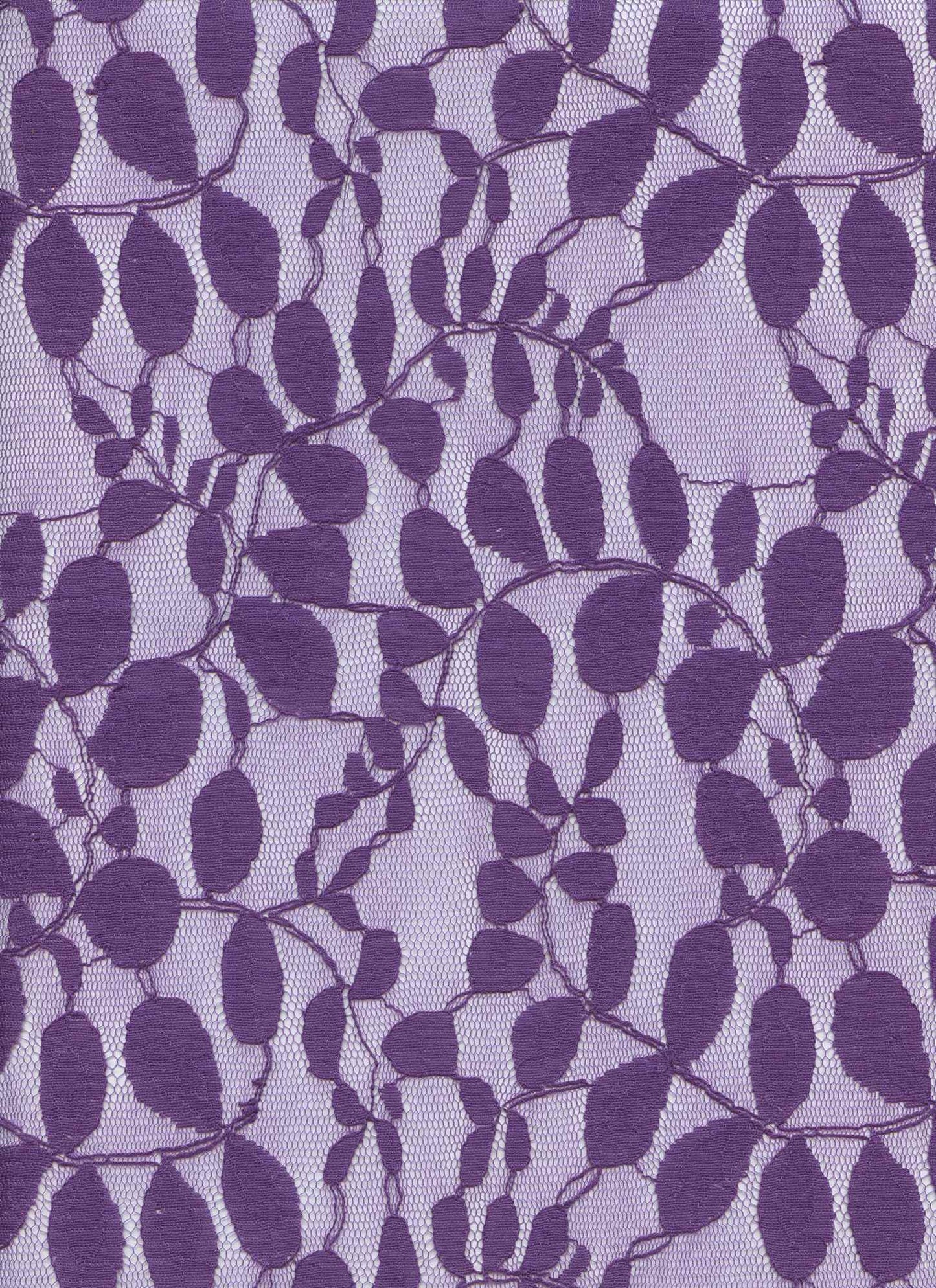 19607 PURPLE DARK NON STRETCH LACE PURPLE