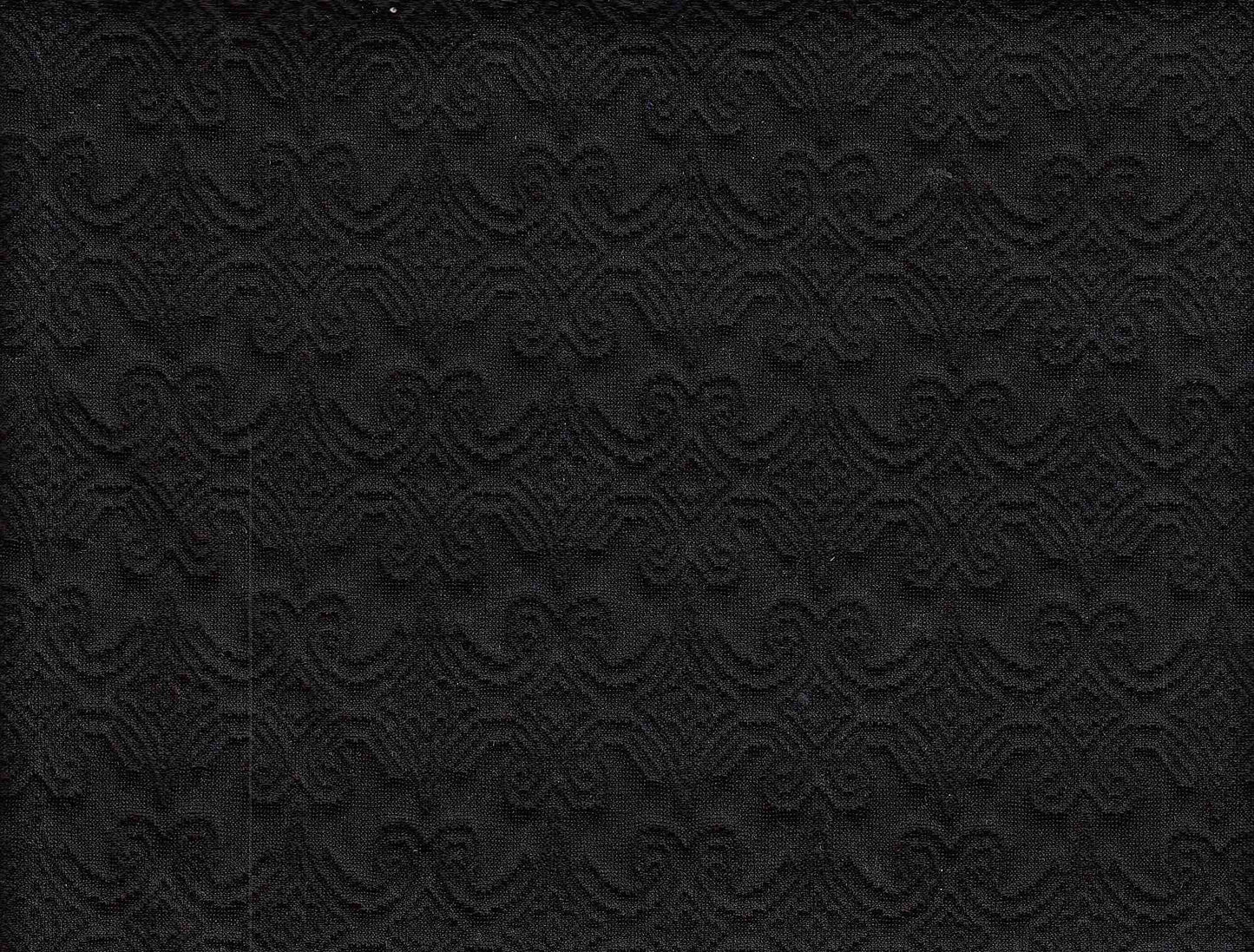 17051 BLACK BLACK DOUBLE KNITS JACQUARD/NOVELTY
