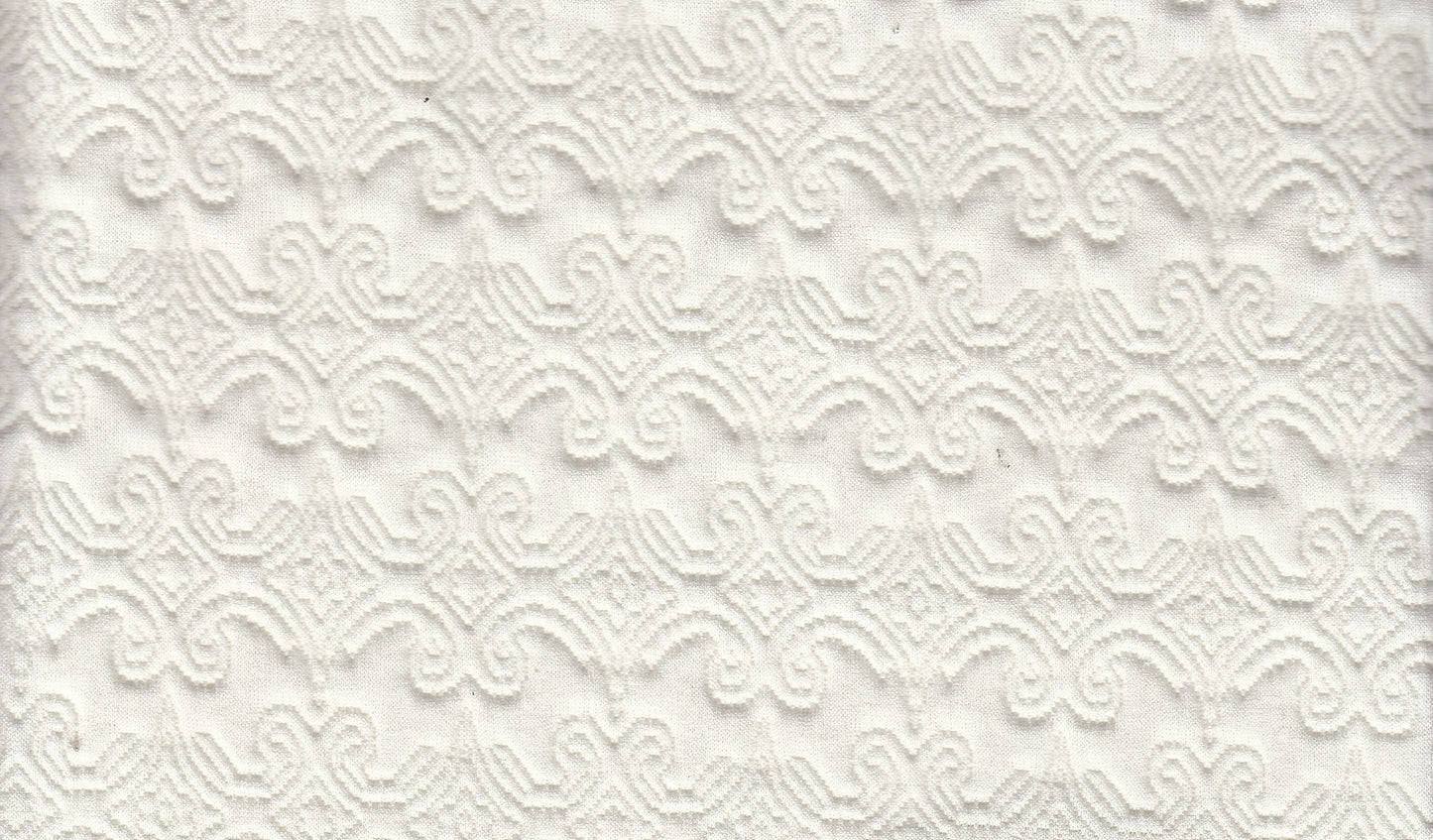 17051 NATURAL DOUBLE KNITS JACQUARD/NOVELTY OFFWHITE/IVORY