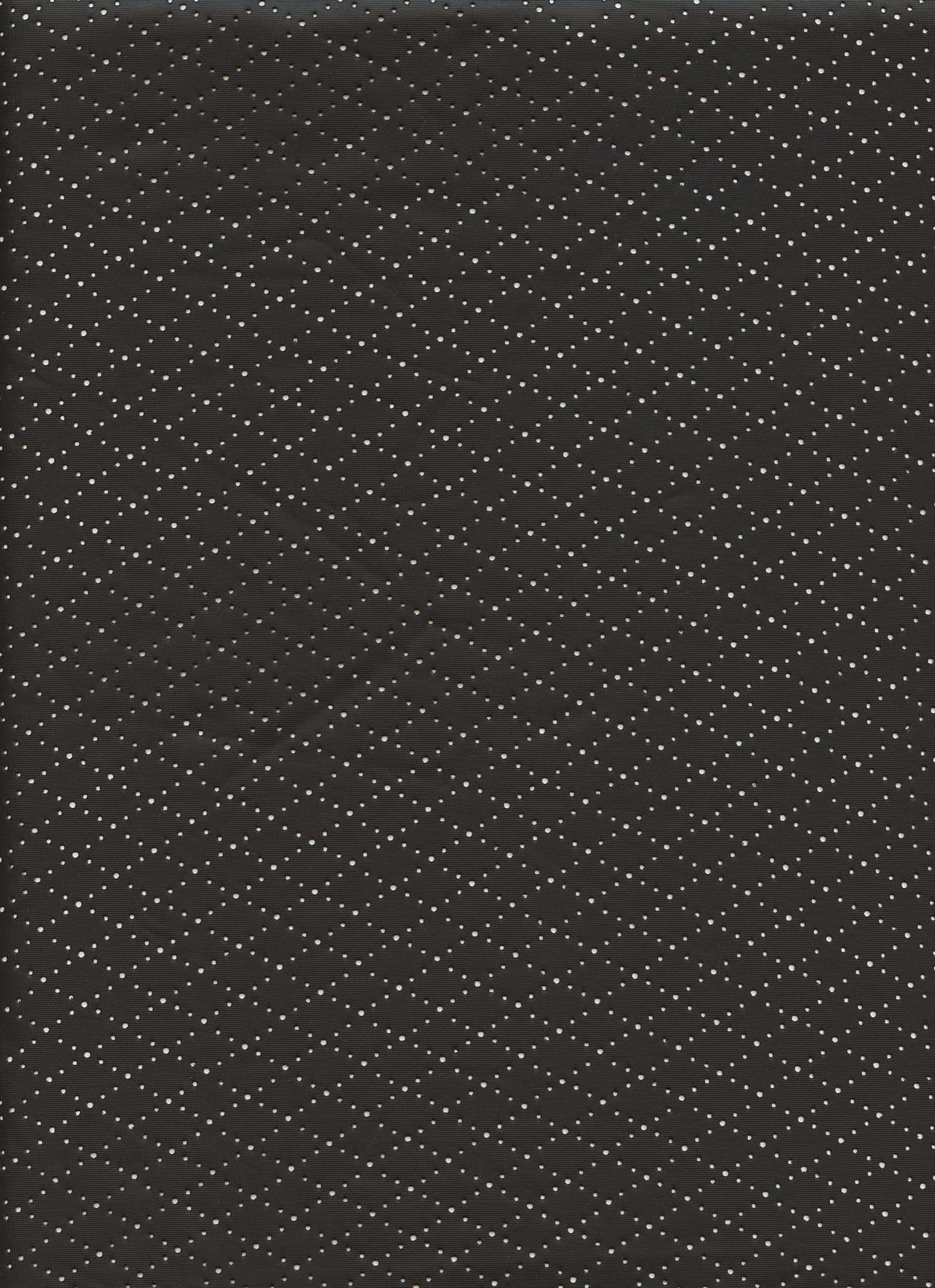 15112 BLACK BLACK KNITS LEATHER PERFORATED SOLIDS