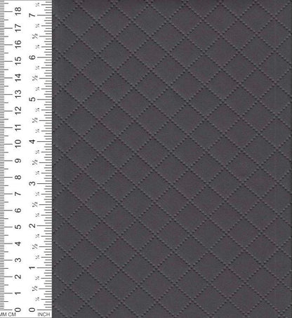 15107 DARK GRAY EMBELLISHMENT/EMBOSSED GREY KNITS LEATHER SOLIDS