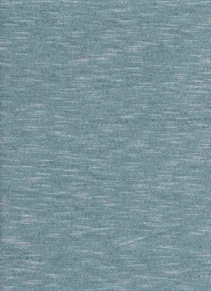 HACCI 2SIDE TEAL GREEN KNITS LOW GAUGE SLUB/NEPS