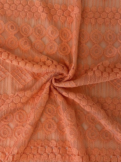 15108 PEACH ARCH NON STRETCH LACE ORANGE