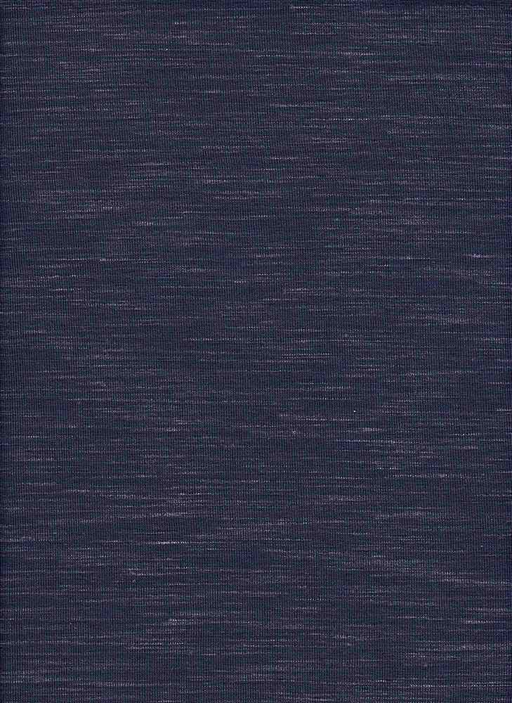 17080 NAVY BLUE JERSEY KNITS SLUB/NEPS SPACE DYE