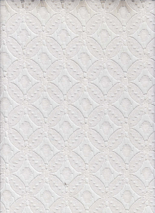 LACE MEDALLION WHITE NON STRETCH LACE WHITE