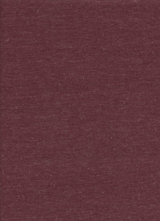 PJSY MELANGE RED CHILIE JERSEY KNITS LINEN RED SLUB/NEPS