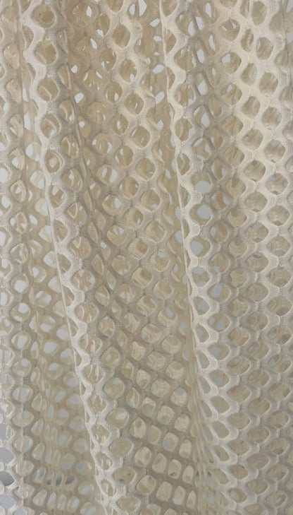 17070 NATURAL OFFWHITE/IVORY STRETCH LACE