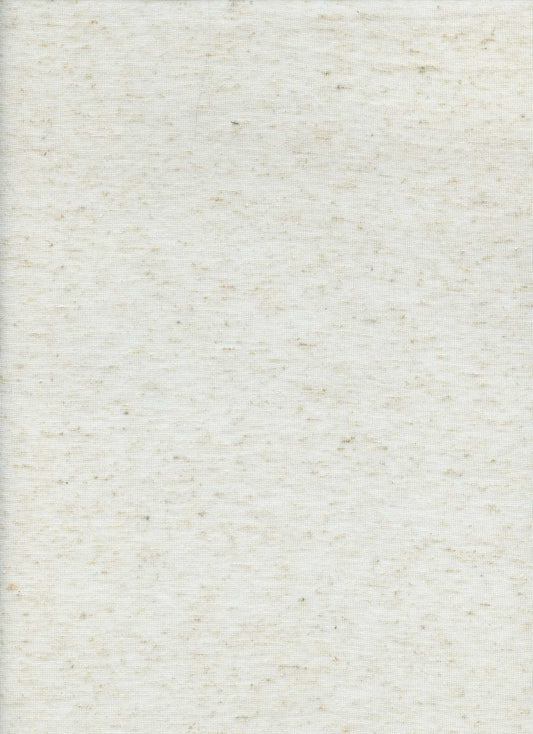 PJSY MELANGE LINEN OATMEAL JERSEY KNITS LINEN OFFWHITE/IVORY SLUB/NEPS