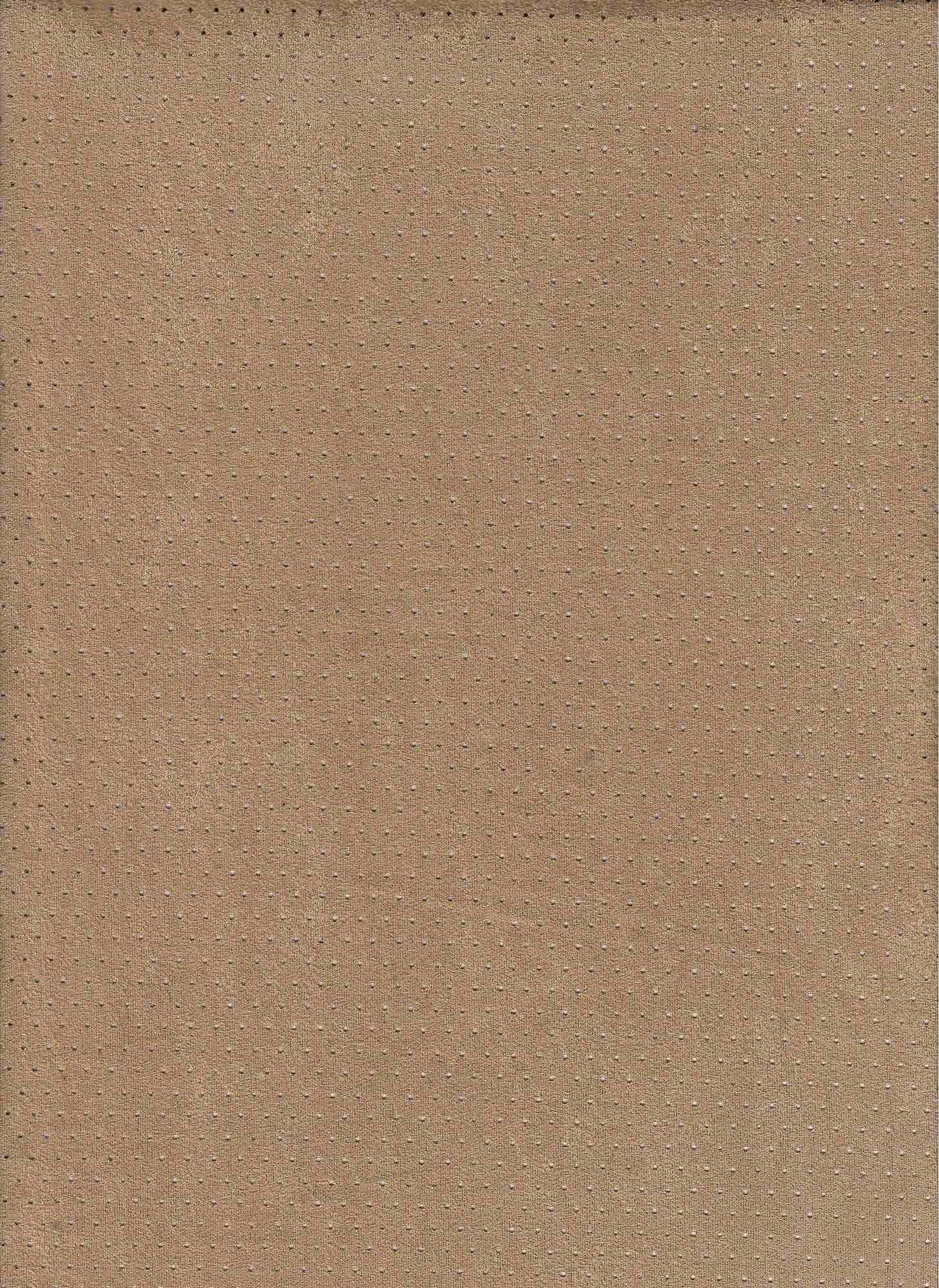 18292 CAMEL NEW BROWN KNITS MICROSUEDE PERFORATED SOLIDS