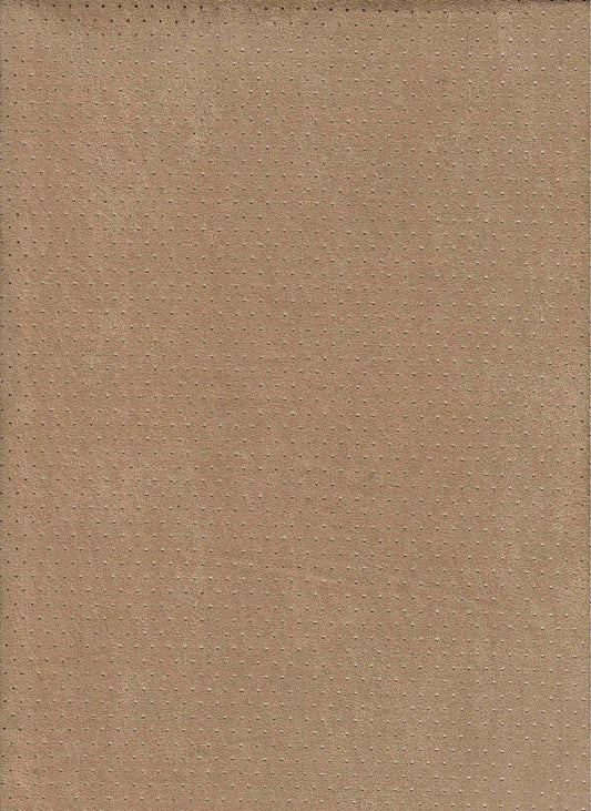 18292 CAMEL NEW BROWN KNITS MICROSUEDE PERFORATED SOLIDS