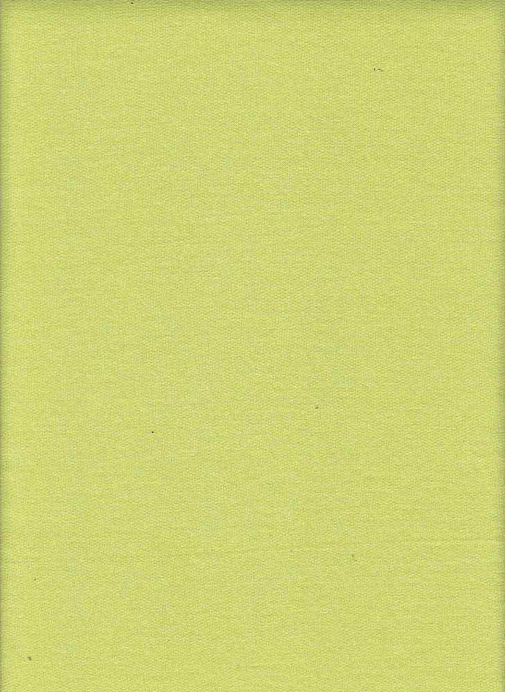 17086 LIME FRENCH TERRY GREEN KNITS RAYON SPANDEX SOLIDS