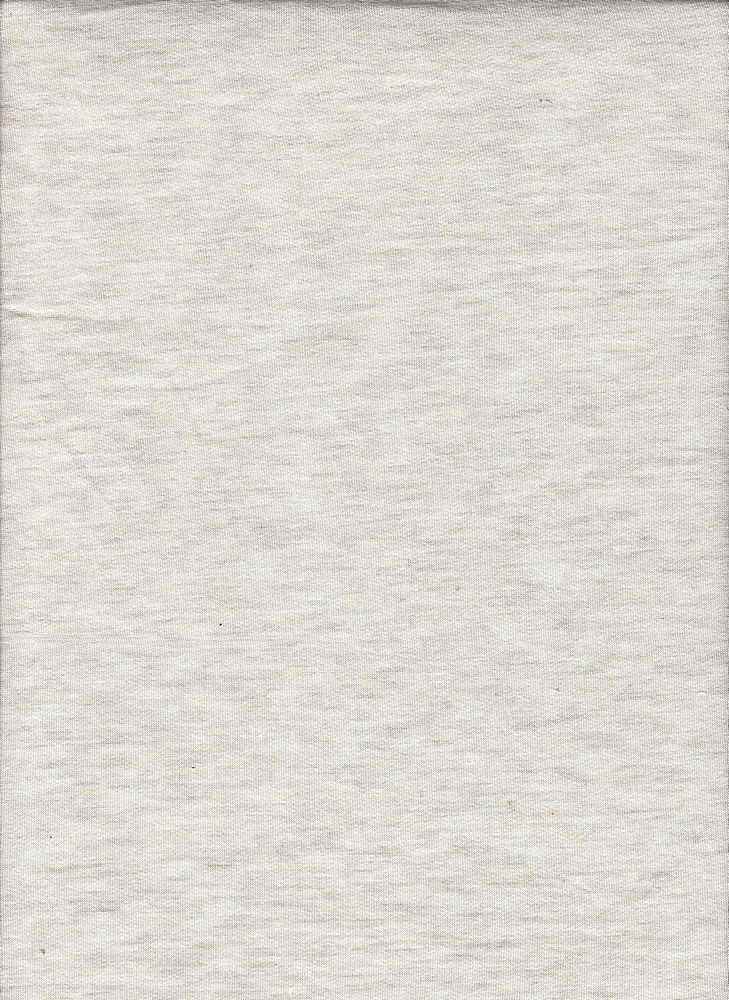 17086 HTR OATMEAL FRENCH TERRY KNITS OFFWHITE/IVORY RAYON SPANDEX SOLIDS