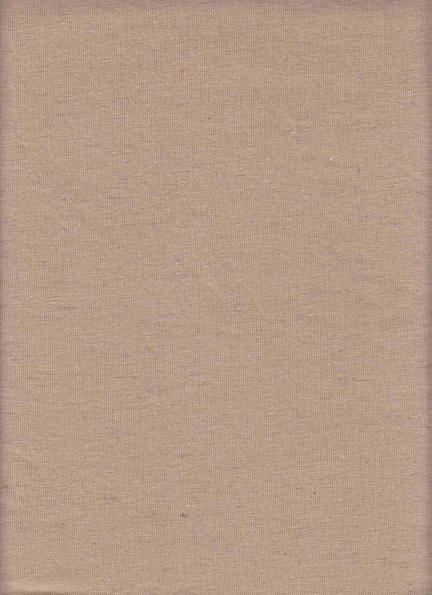 15004 CAMEL BROWN KNITS LINEN RAYON SPANDEX SLUB/NEPS