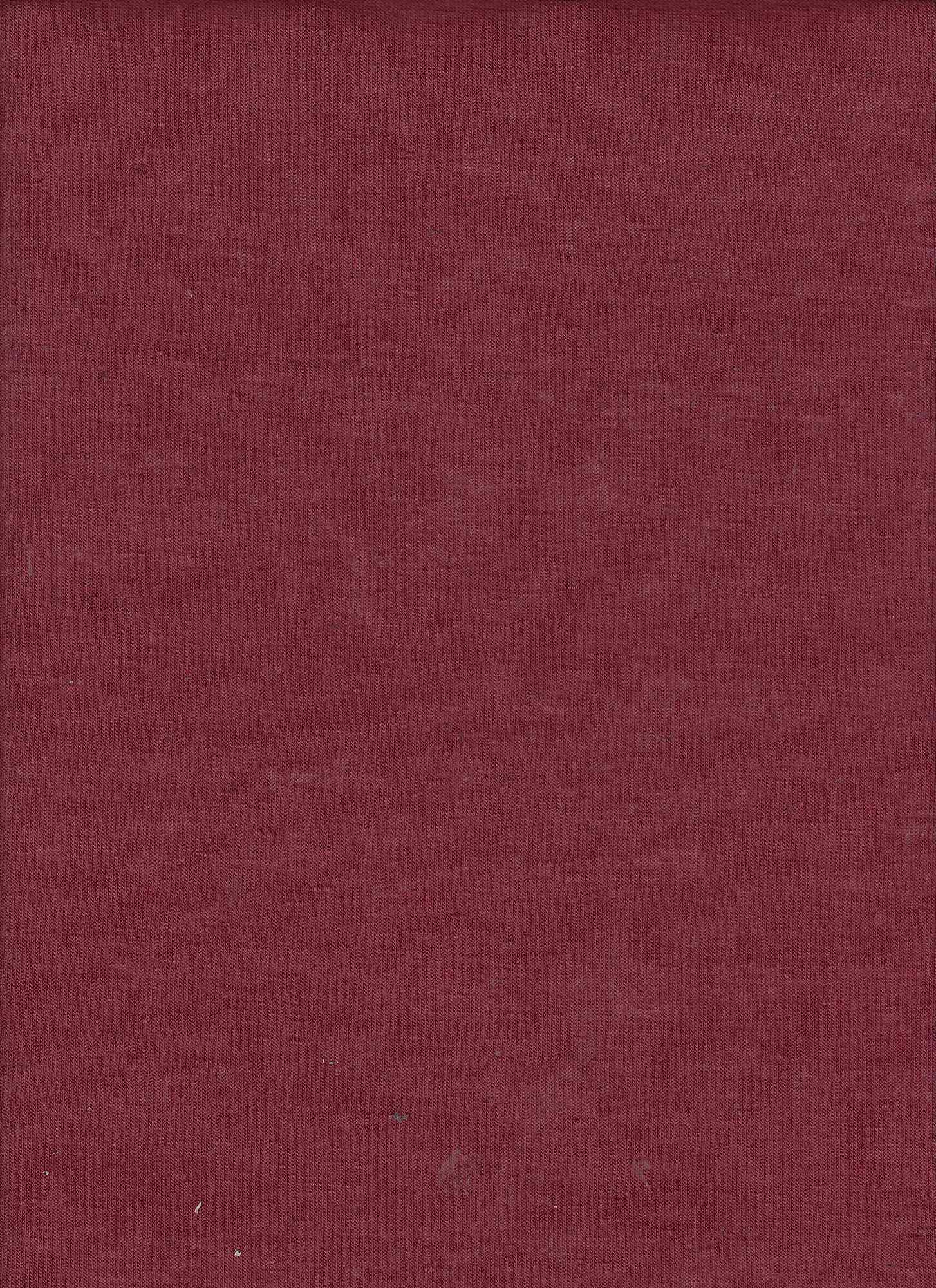 15004 CAYENNE KNITS LINEN RAYON SPANDEX RED SLUB/NEPS