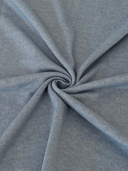 15164 CHAMBRAY BLUE FRENCH TERRY KNITS SOLIDS