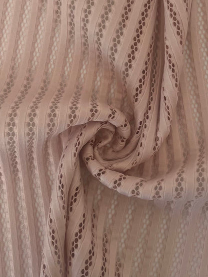 17064 BLUSH NON STRETCH LACE PINK