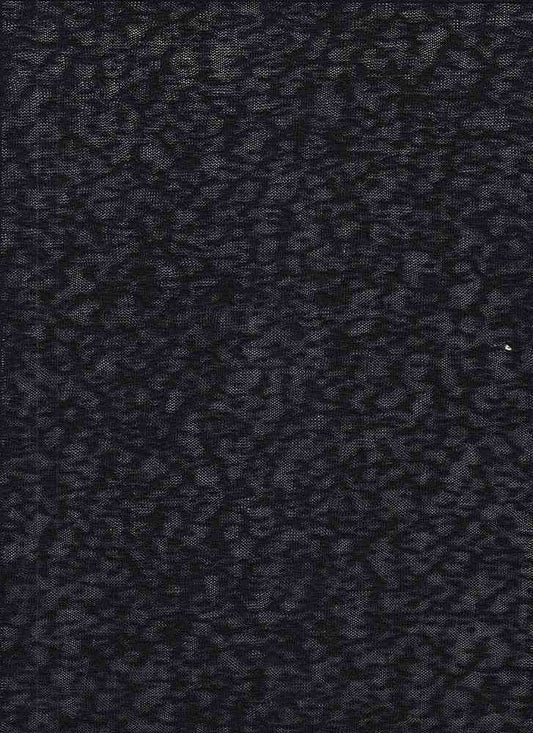 18332 BLACK BLACK JACQUARD/NOVELTY KNITS RAYON SPANDEX SLUB/NEPS