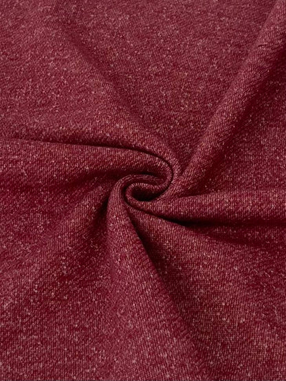 15164 BRUSH CAYENNE COZY/BRUSH FRENCH TERRY KNITS RED SOLIDS