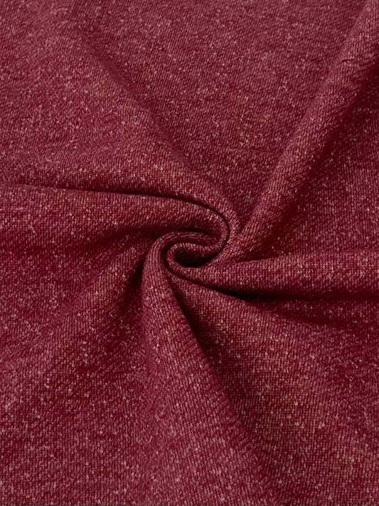 15164 BRUSH CAYENNE COZY/BRUSH FRENCH TERRY KNITS RED SOLIDS