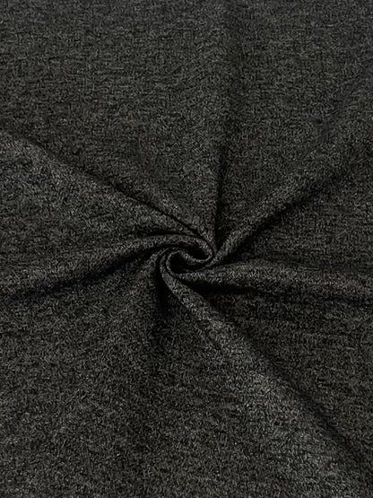 15164 BRUSH BLACK BLACK COZY/BRUSH FRENCH TERRY KNITS SOLIDS