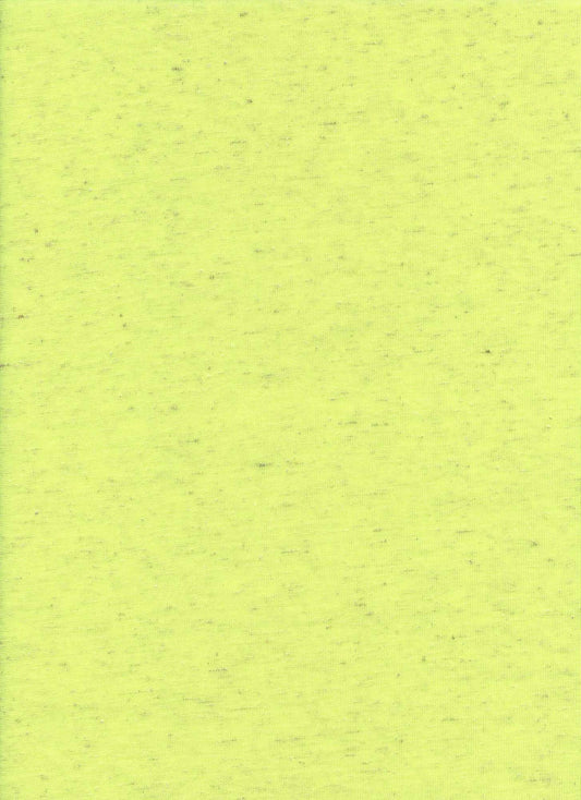 PJSY MELANGE NEON YELLOW JERSEY KNITS LINEN SLUB/NEPS YELLOW