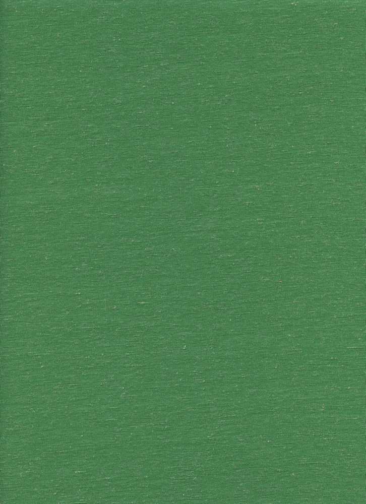 PJSY MELANGE KELLY GREEN GREEN JERSEY KNITS LINEN SLUB/NEPS