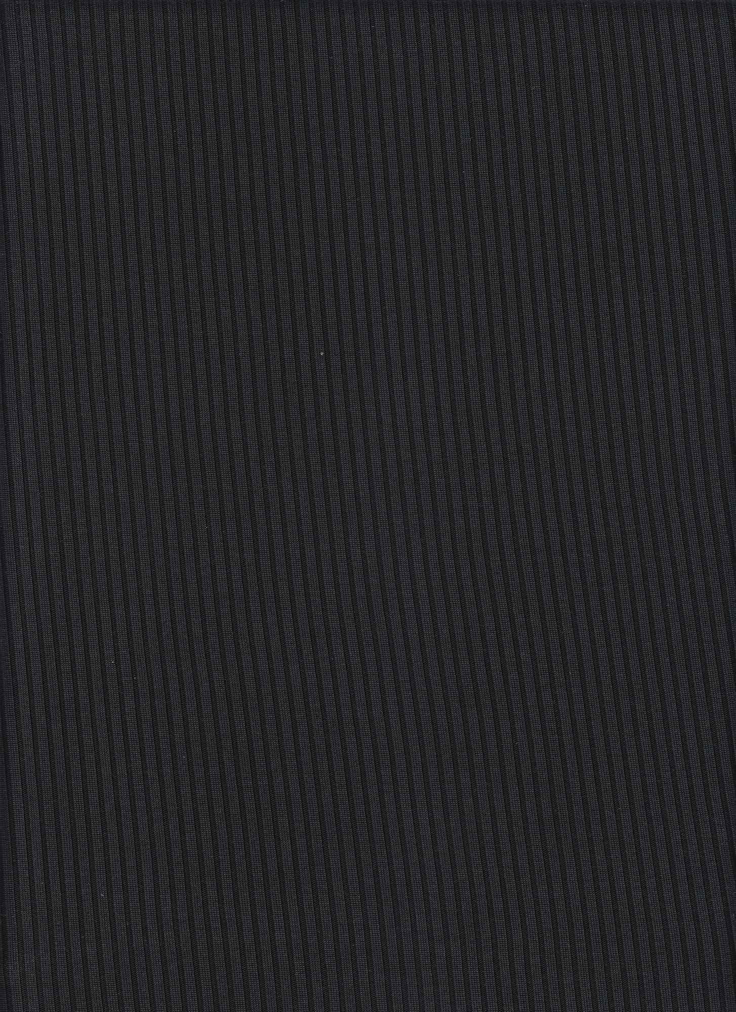 18366 DEEP BLACK BLACK CUPRO KNITS RIBS SOLIDS