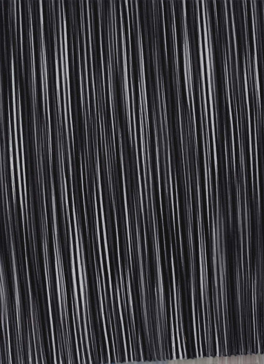18369 BLACK/WHITE BLACK CRINKLE CRUSH PLEATED KNITS STRIPES