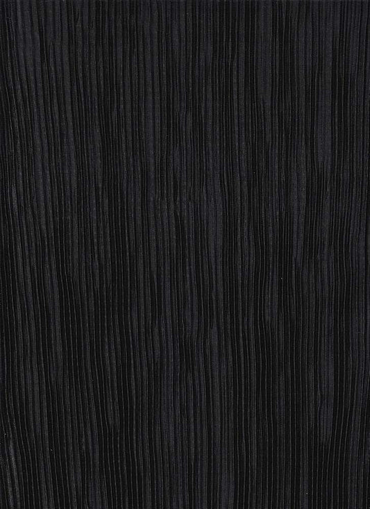 18370 BLACK BLACK "CRINKLE CRUSH PLEATED" KNITS SOLIDS STRIPES