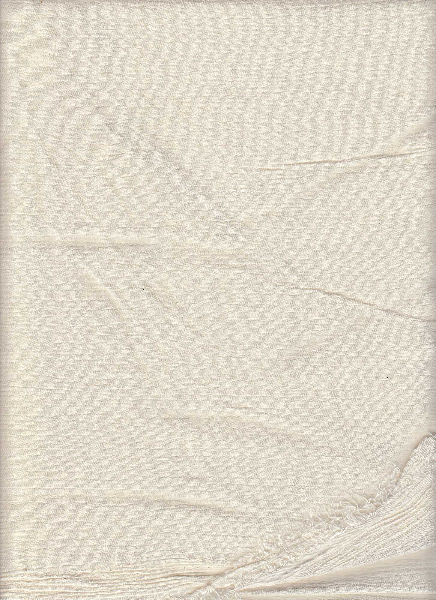 18362 ANTIQUE WHITE CUPRO KNITS RAYON SPANDEX RIBS SOLIDS