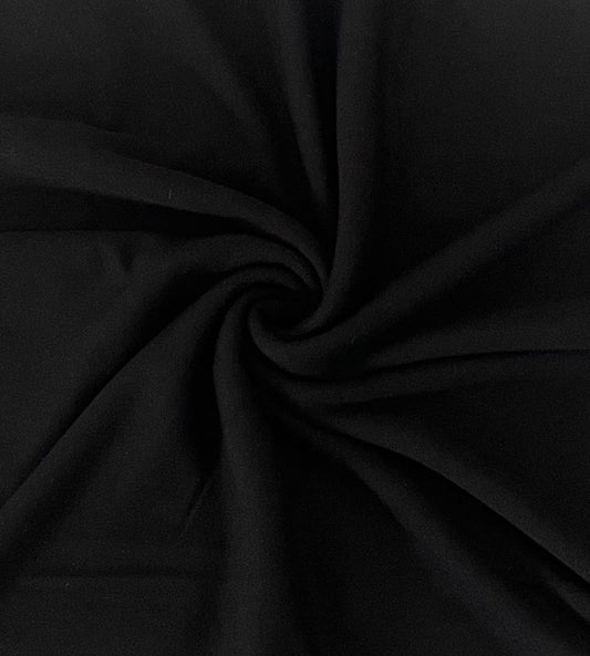 18378 BLACK BLACK KNITS PONTI/OTTOMAN RAYON SPANDEX SOLIDS