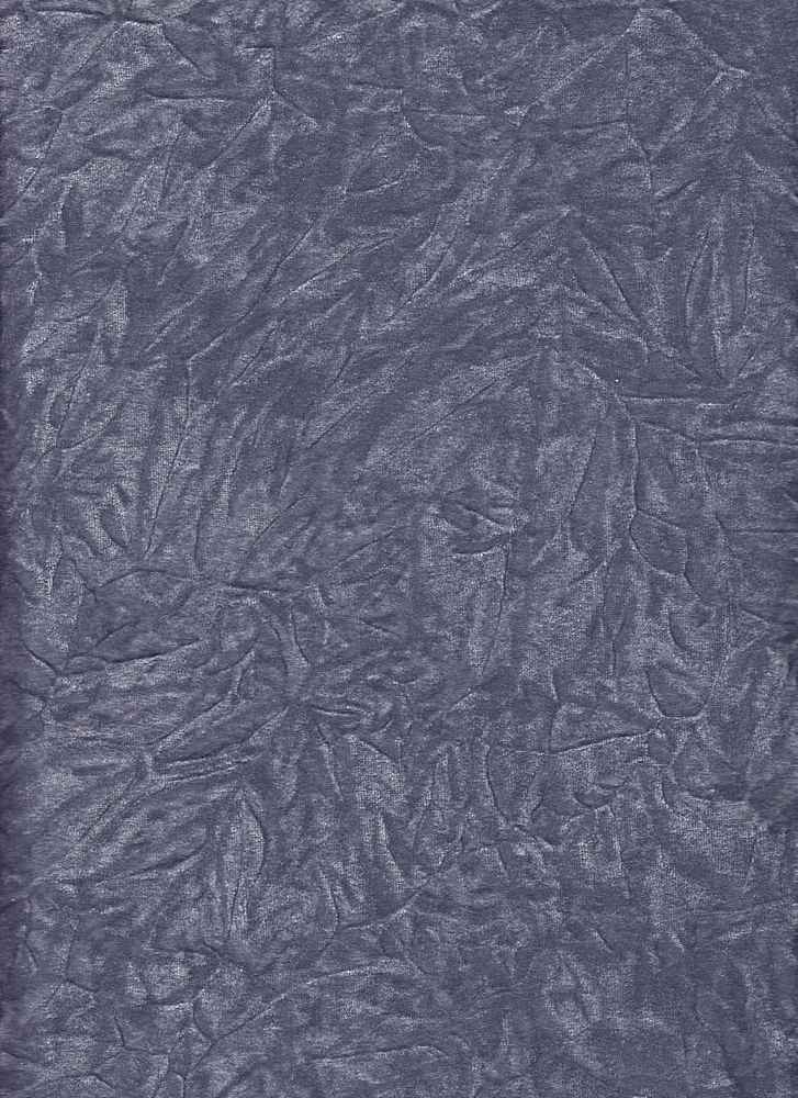 18384 AMETHYST BLUE COZY/BRUSH "CRINKLE CRUSH PLEATED" JACQUARD/NOVELTY KNITS SOLIDS VELOURS