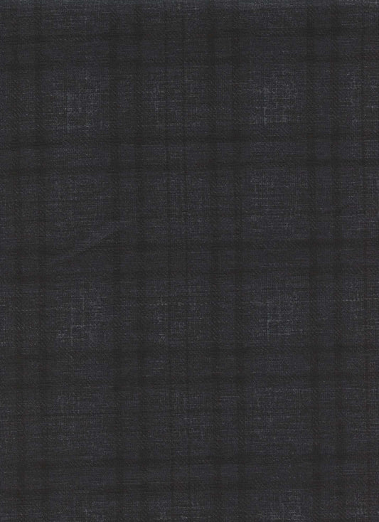 13999 PLAID BLACK/CHARCOAL BLACK GREY KNITS PLAID PONTI/OTTOMAN PRINTS