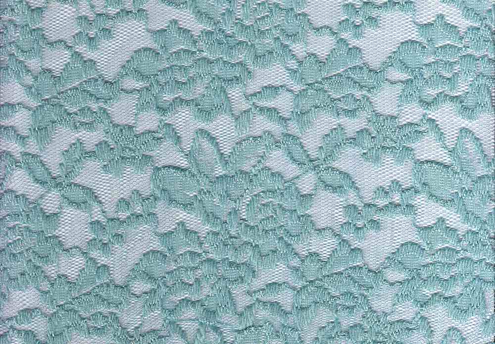 19609 SEA MIST BLUE GREEN STRETCH LACE