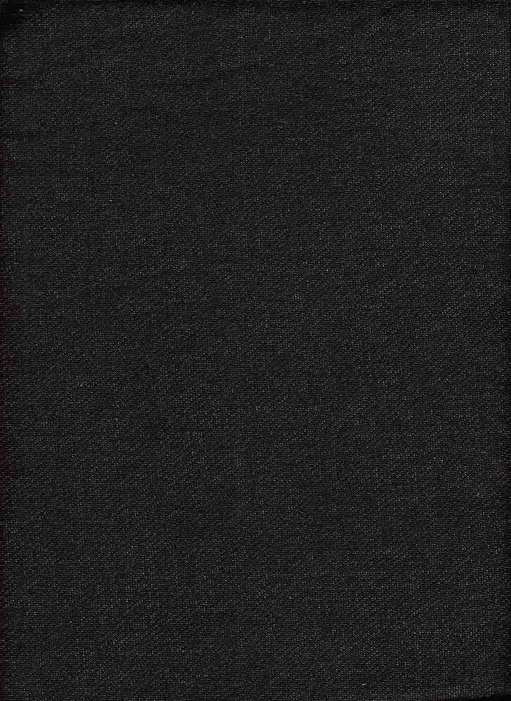 19406 BLACK BLACK FRENCH TERRY KNITS SOLIDS