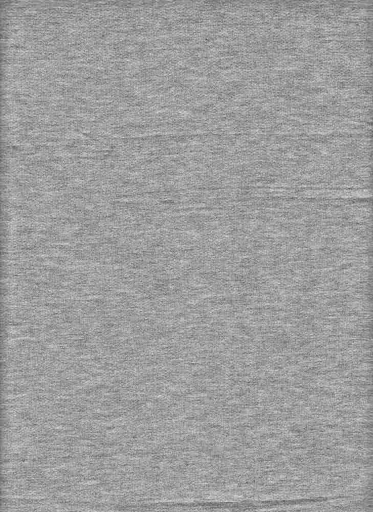 17086 HTR GREY FRENCH TERRY GREY KNITS RAYON SPANDEX SOLIDS