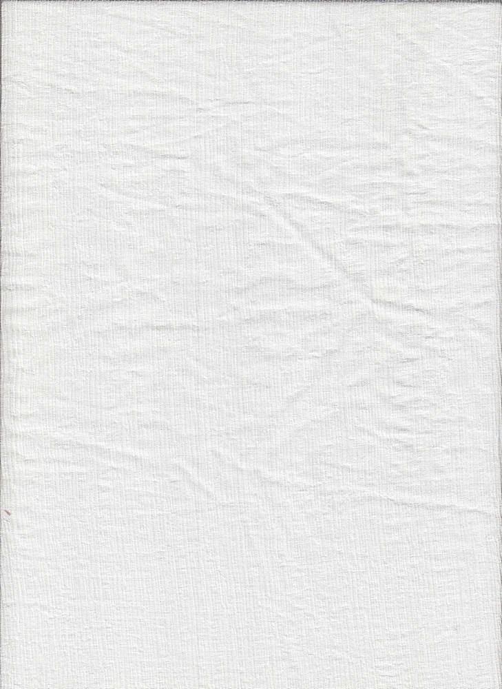 19417 WHITE CRINKLE SOLIDS WHITE WOVEN