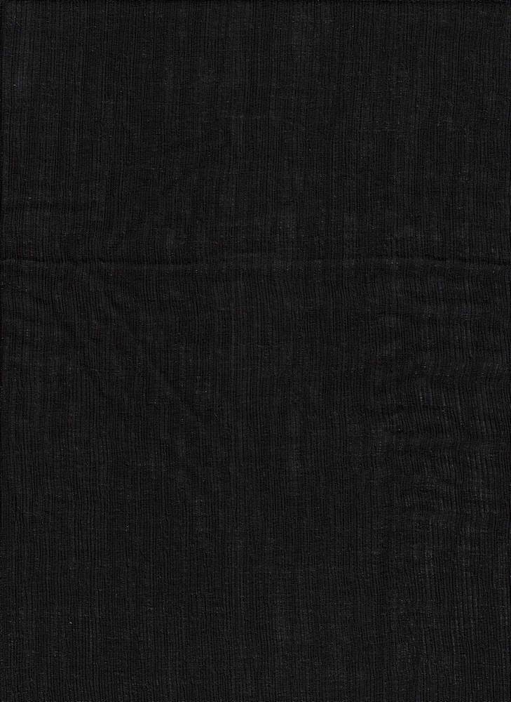 19417 BLACK BLACK CRINKLE SOLIDS TEXTURED WOVEN