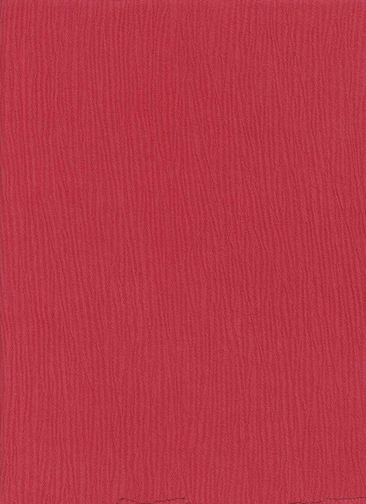 18354 RED CREPE CRINKLE RED SOLIDS TEXTURED WOVEN