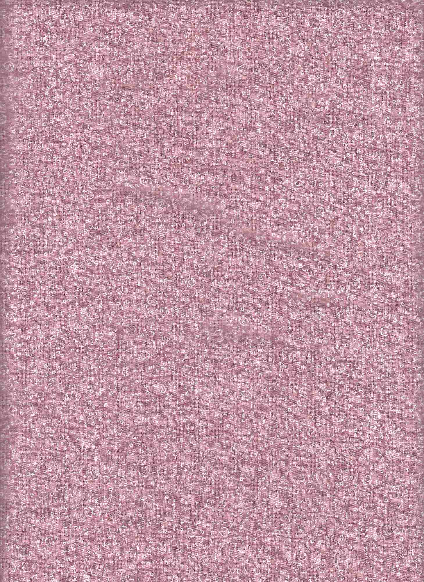 19446 MAUVE PINK PRINTS TEXTURED WOVEN