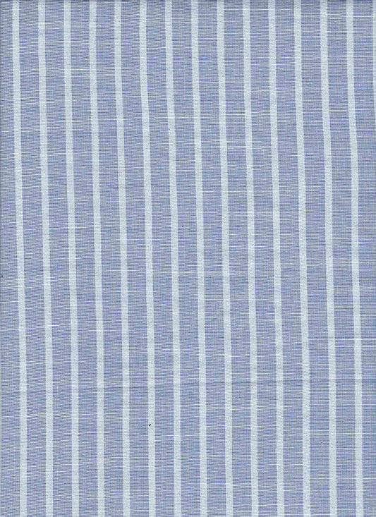19455 BLUE/WHT BLUE CHALLIS PRINTS STRIPES WOVEN