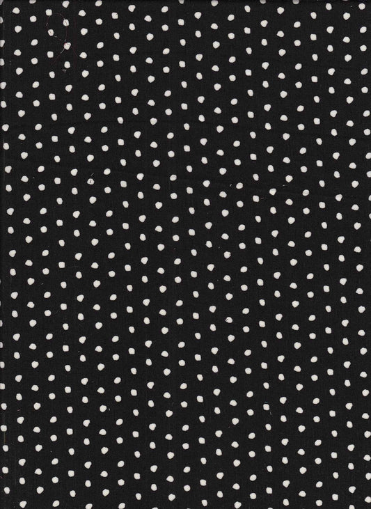 PDOT 10011-A BLACK/WHITE BLACK CHALLIS PRINTS WOVEN