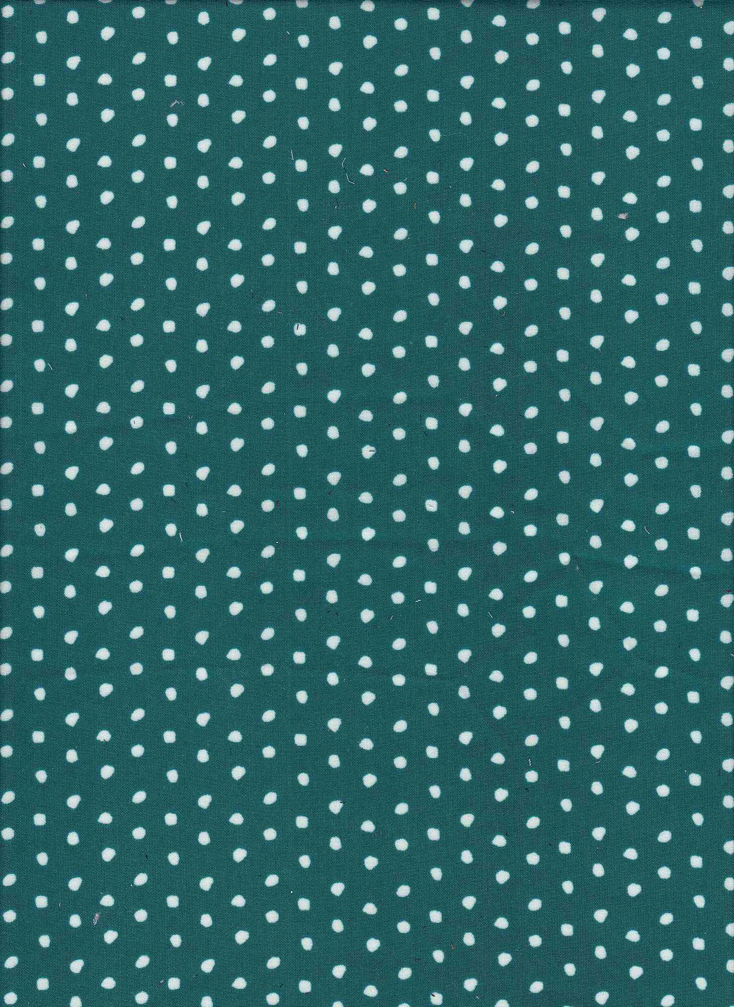 PDOT 10011-A SEA GREEN/WHITE CHALLIS GREEN PRINTS WOVEN