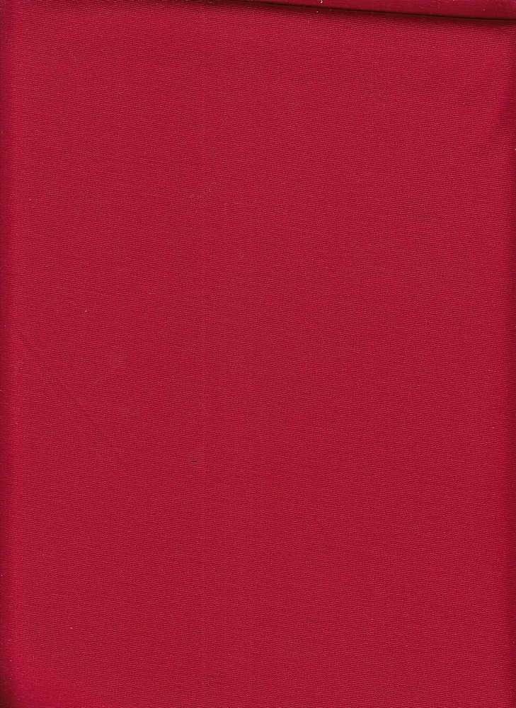 13999 RED CHERRY ATHLETIC KNITS PONTI/OTTOMAN RAYON SPANDEX RED SOLIDS TOP SELLERS