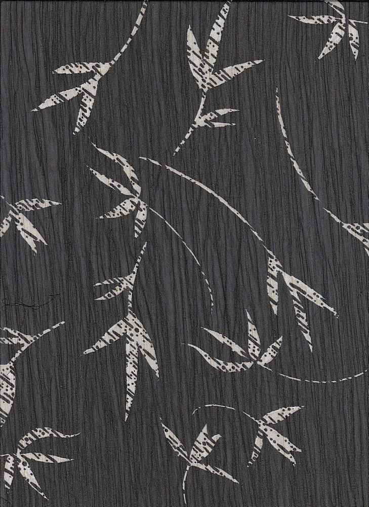 PFLR 10018-A BLACK BLACK CHIFFONS PRINTS WOVEN