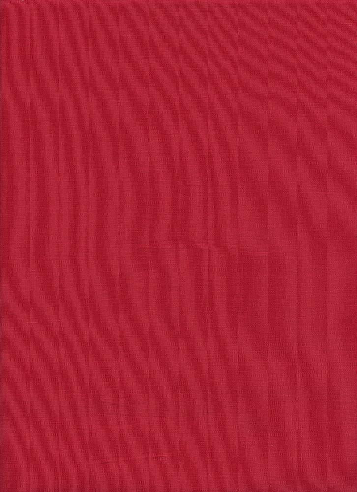 18378 RED KNITS PONTI/OTTOMAN RAYON SPANDEX RED SOLIDS