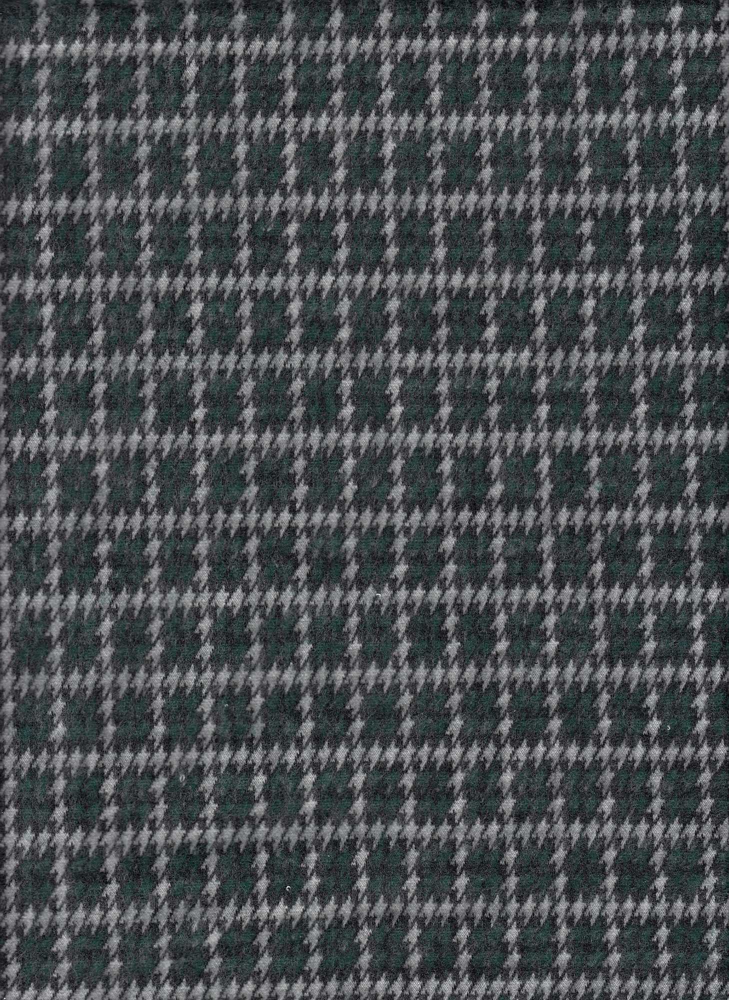 19490 SPRUCE COZY/BRUSH DOUBLE KNITS GREEN PLAID PRINTS