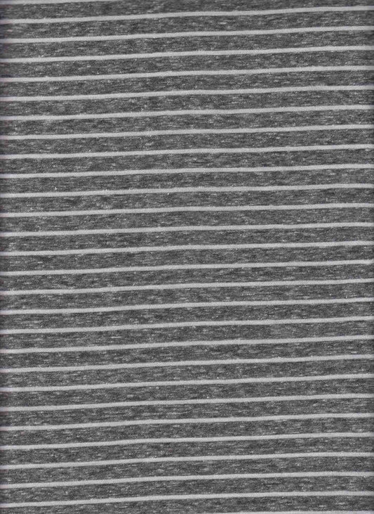 TRIBLEND STRIPE GREY GREY KNITS SLUB/NEPS STRIPES