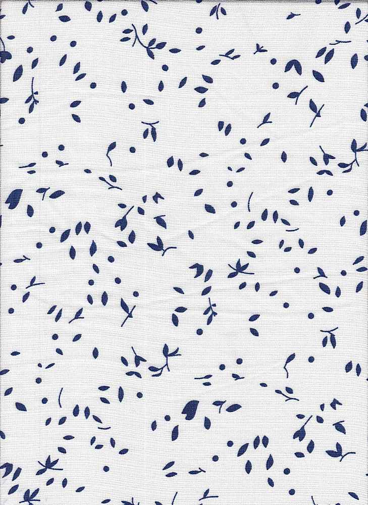 PFLR 10063 WHITE/BLUE BLUE PRINTS TEXTURED WOVEN