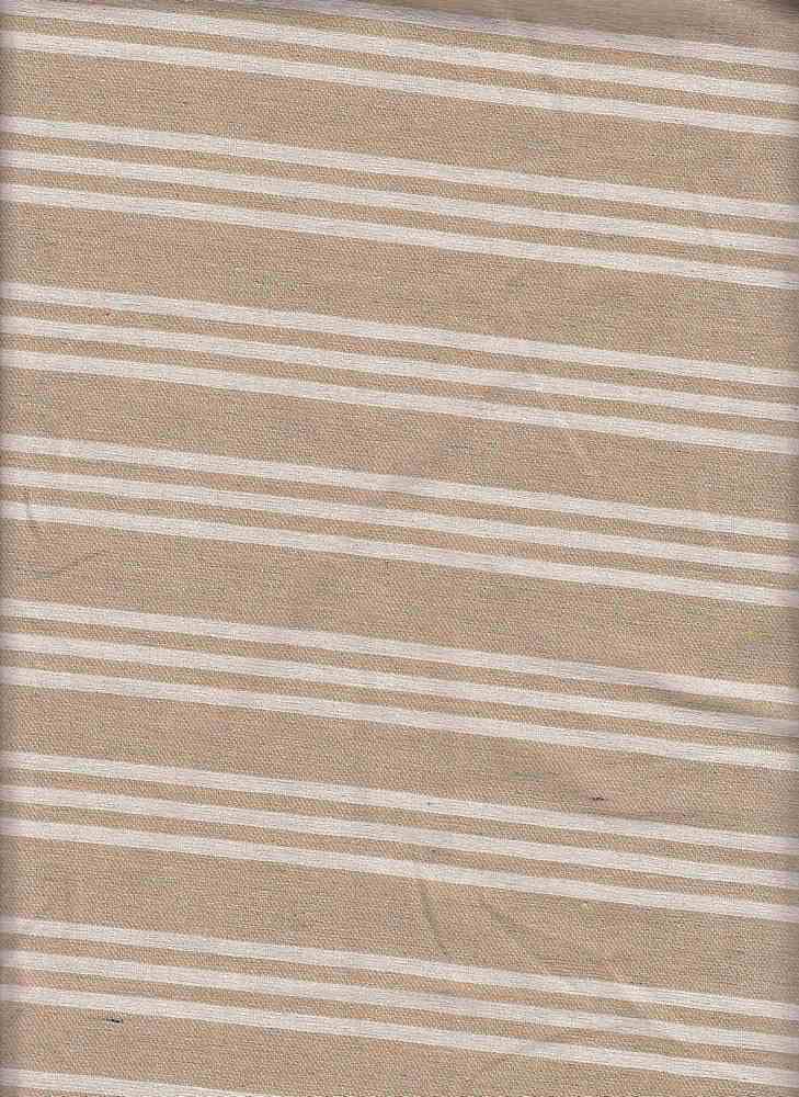 19531 TAUPE BROWN PRINTS RECYCLED STRIPES WOVEN